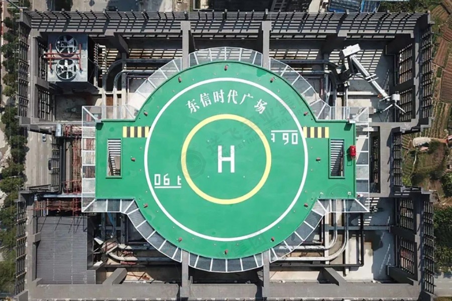 直升機停機坪機場標志顏色是固定的嗎？都有哪些？